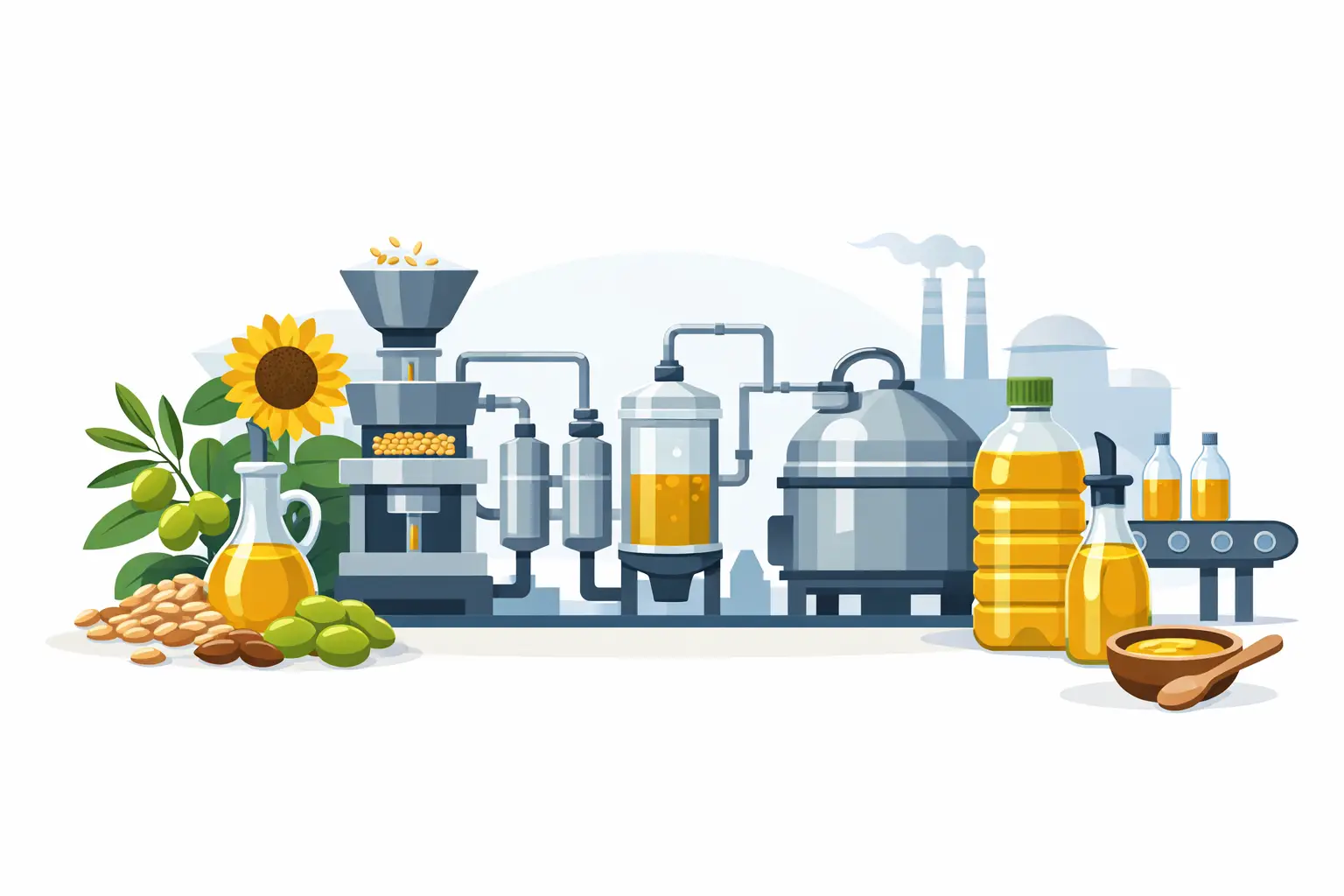 Edible Oil Manufacturing Process Explained