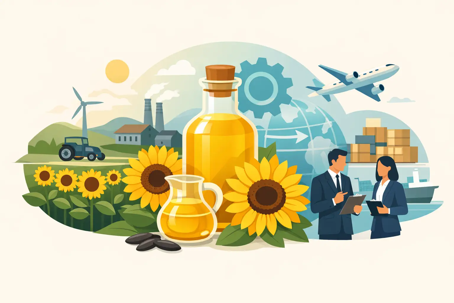 How to Source Sunflower Oil for B2B Supply