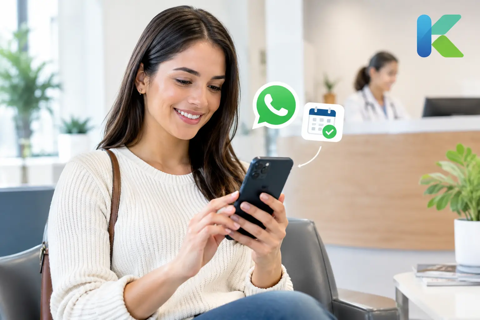 Agendamento por WhatsApp em clínicas sem caos