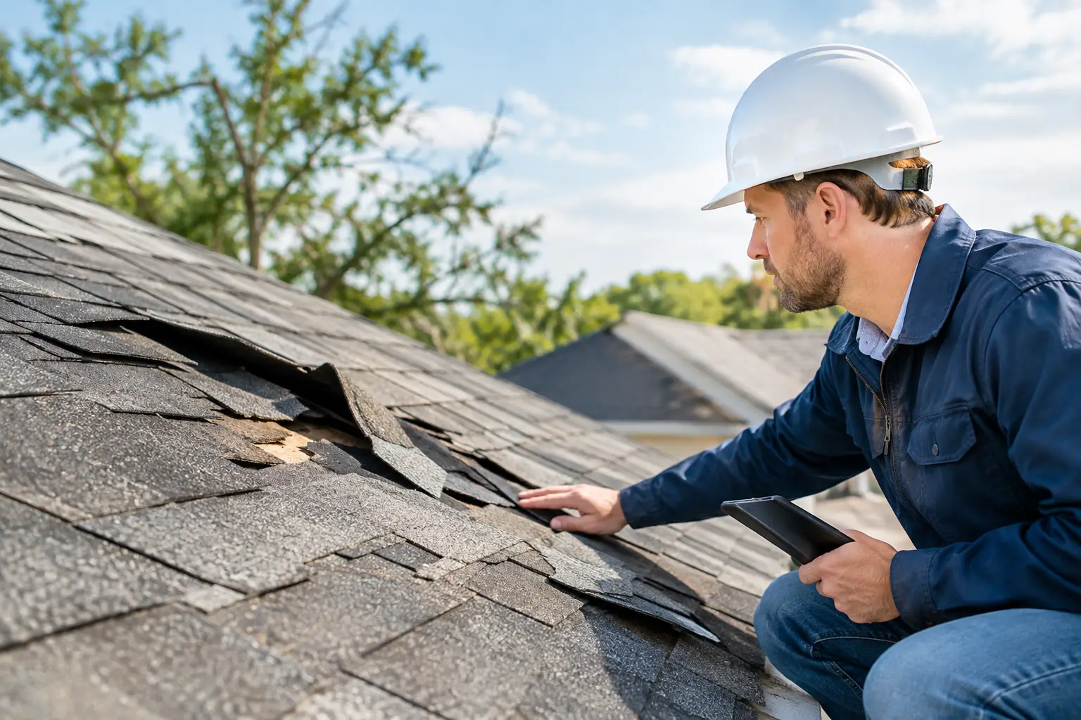 Wind Damage Repair Example: What to Do Next