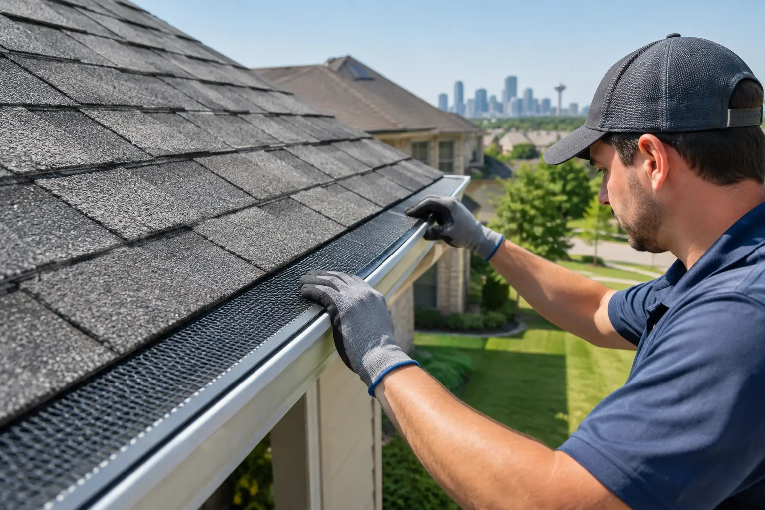 Gutter Guard Installation for North Texas Homes