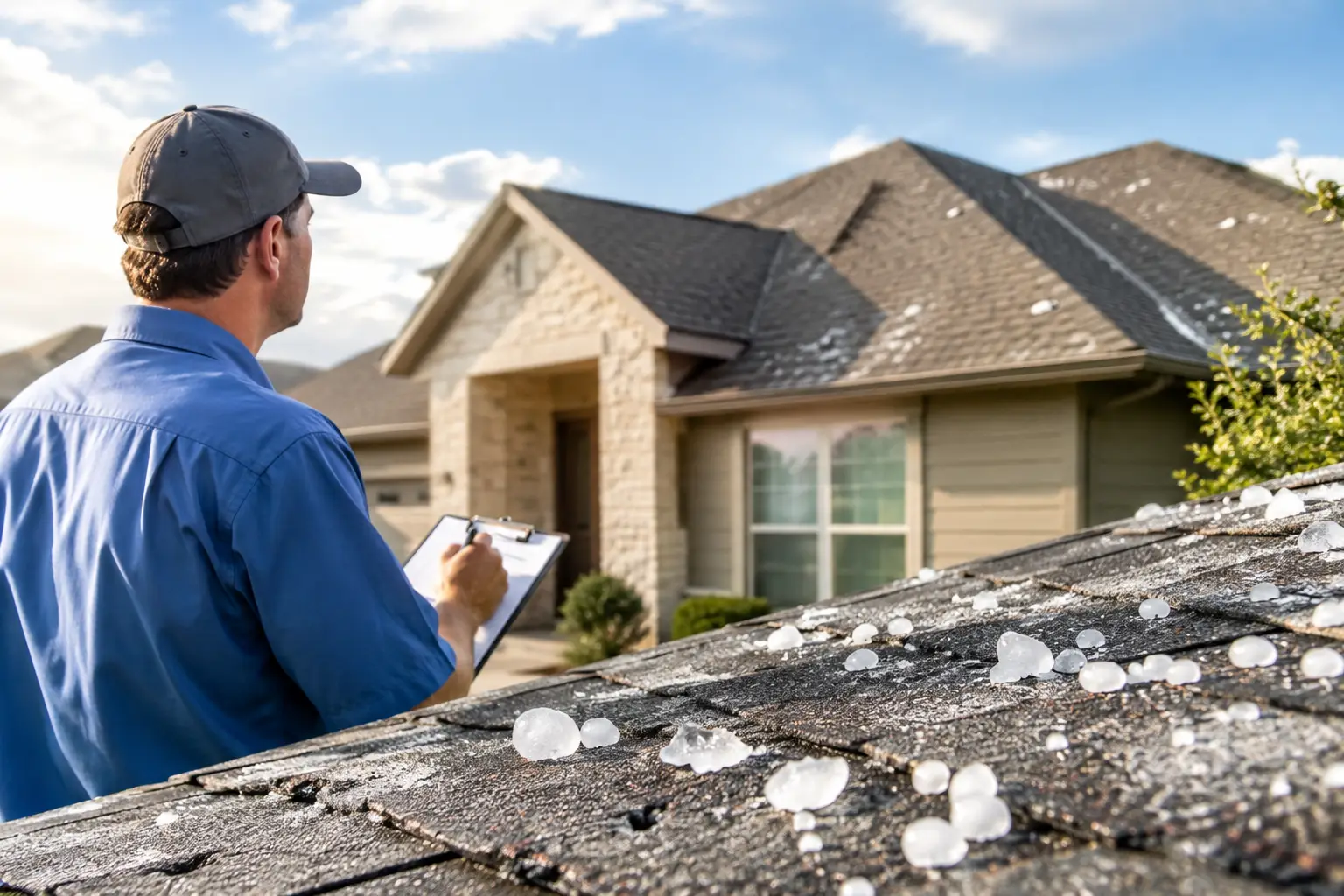 Storm Damage Repair Denton TX After Hail