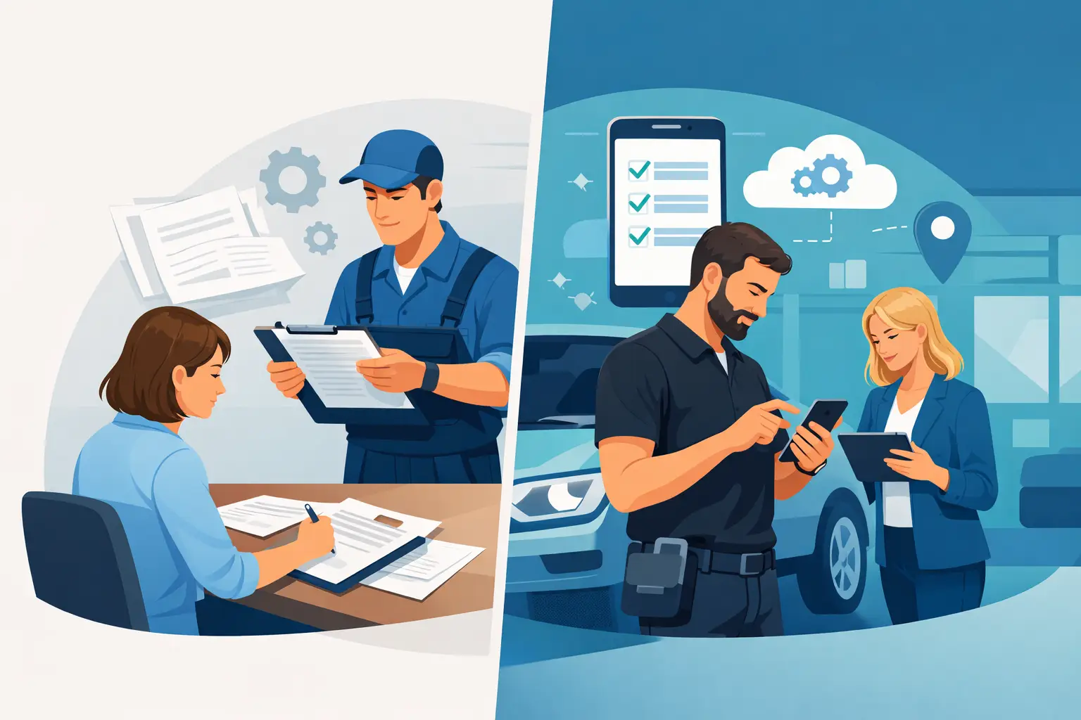 Papirni nalozi ili mobilna evidencija servisa