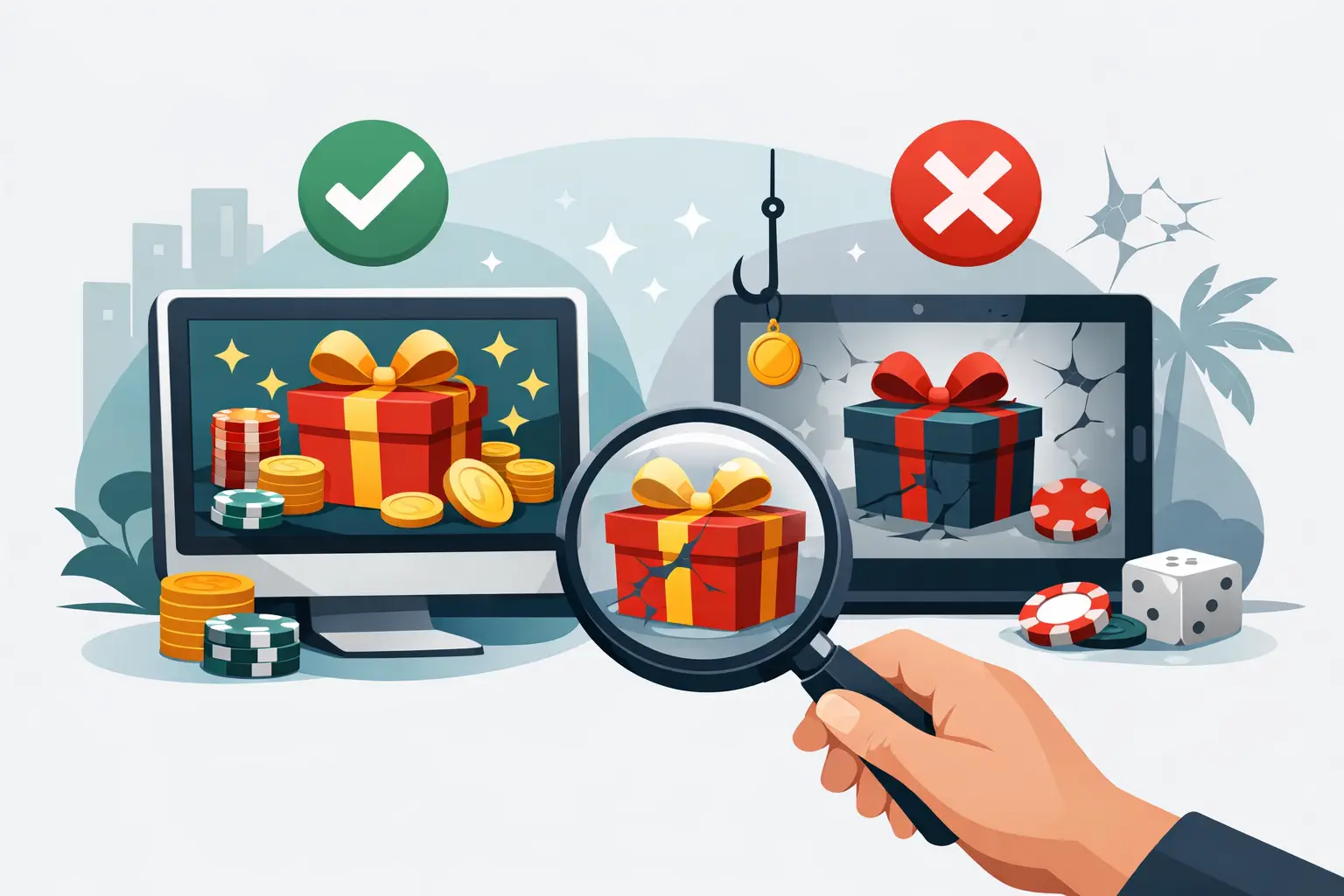 Comment repérer un faux bonus de casino en ligne