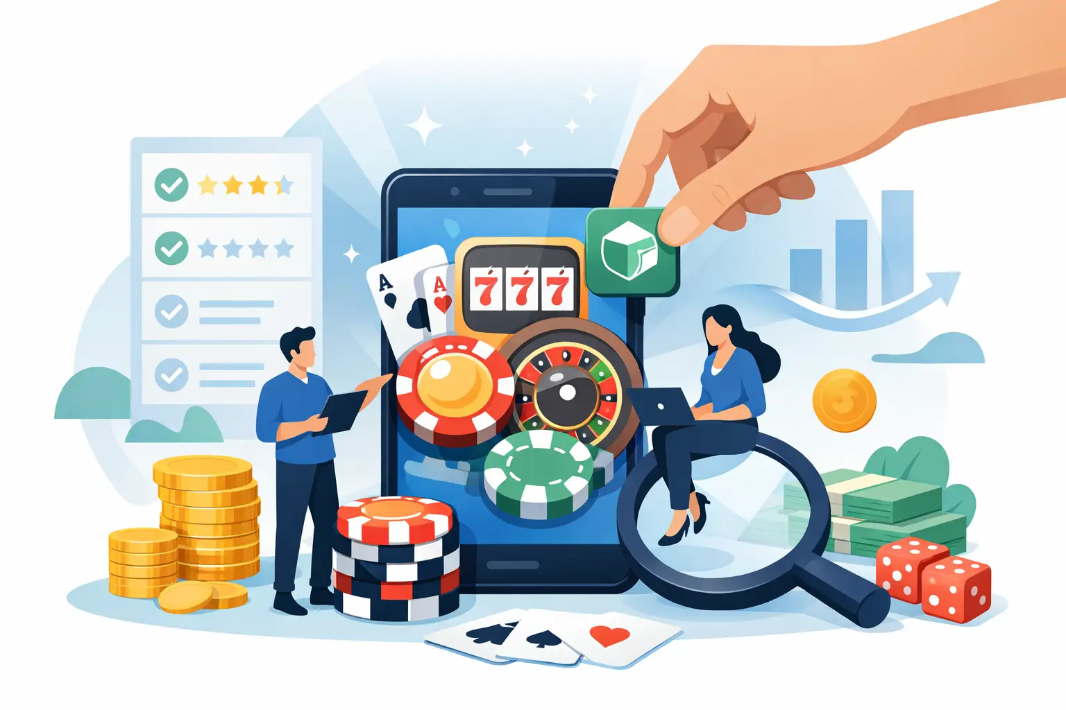 Meilleures applications casino argent réel : le tri