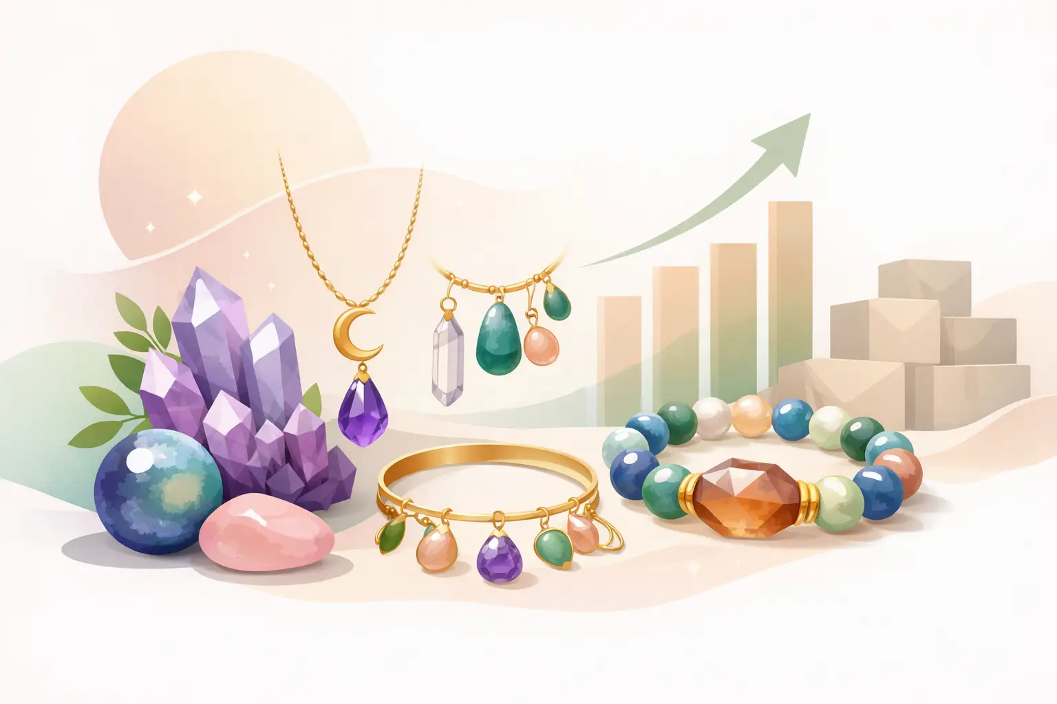 Tendances bijoux lithothérapie 2026 en gros