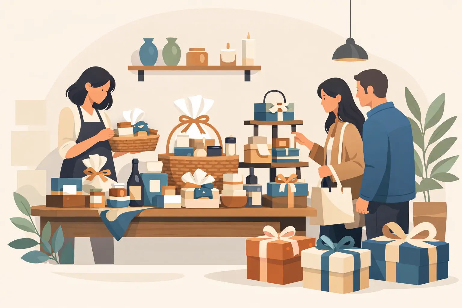 Organiser une offre de cadeaux artisanaux en magasin