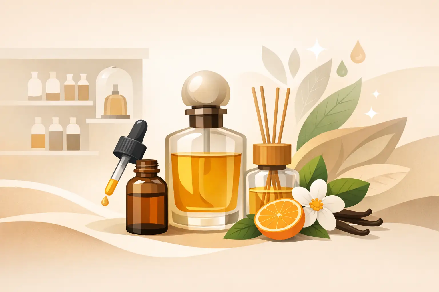 Fournisseur huiles parfumées boutique
