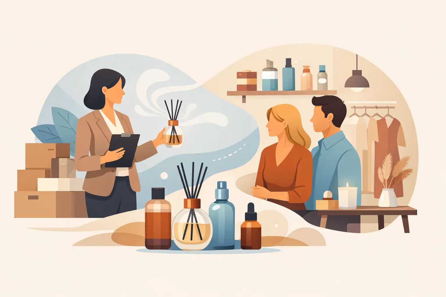 Parfums d’ambiance revendeur pour boutiques