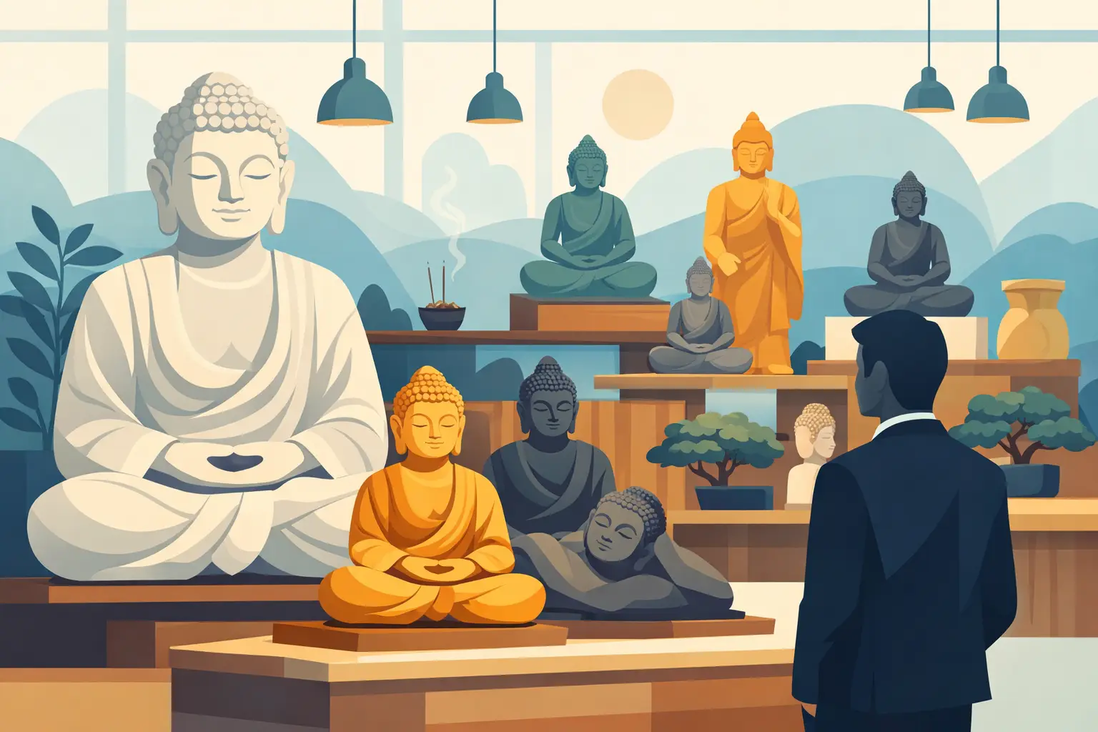 Fournisseur statues bouddha magasin pro
