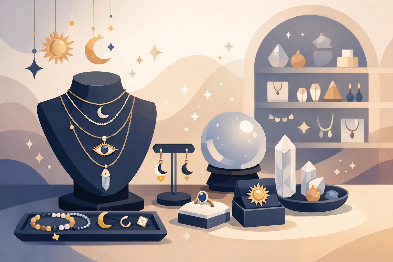 Lancer collection bijoux ésotériques en magasin
