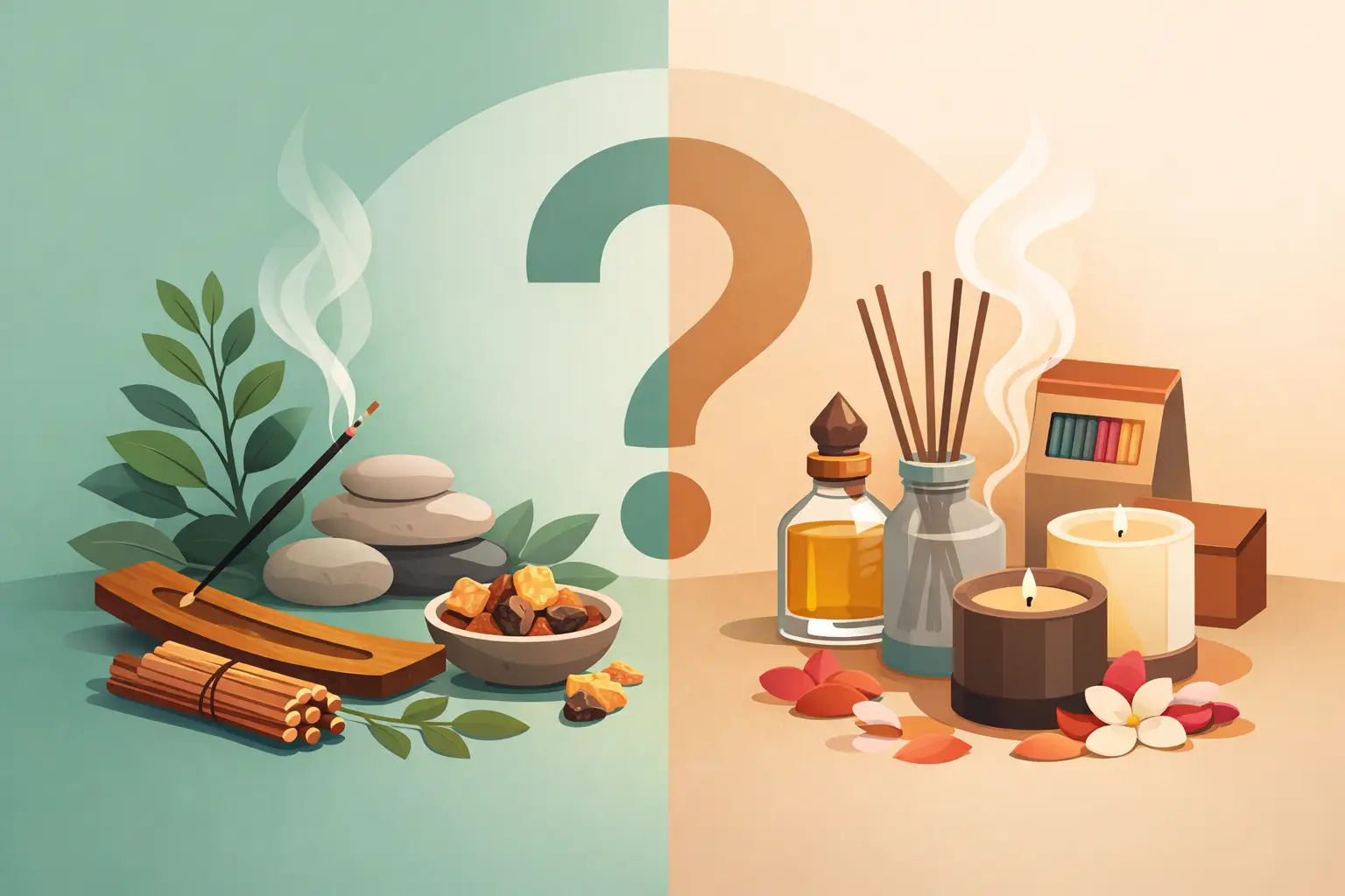 Encens naturel ou parfumé: lequel stocker ?
