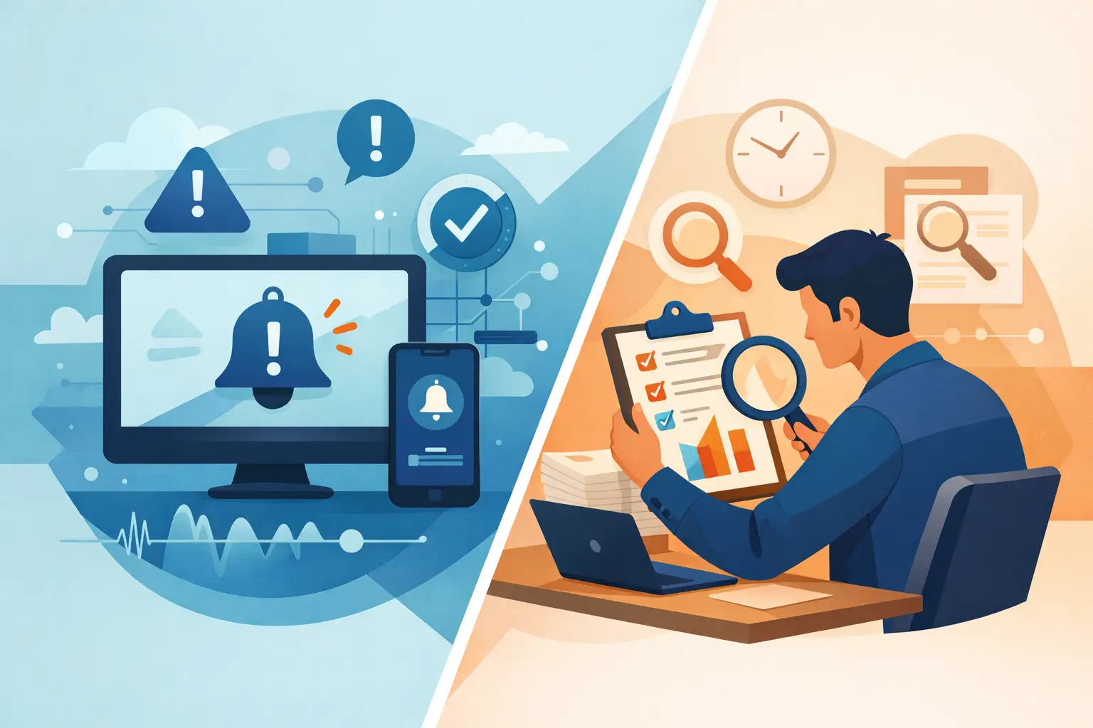 Automatic Alerts Versus Manual Checking