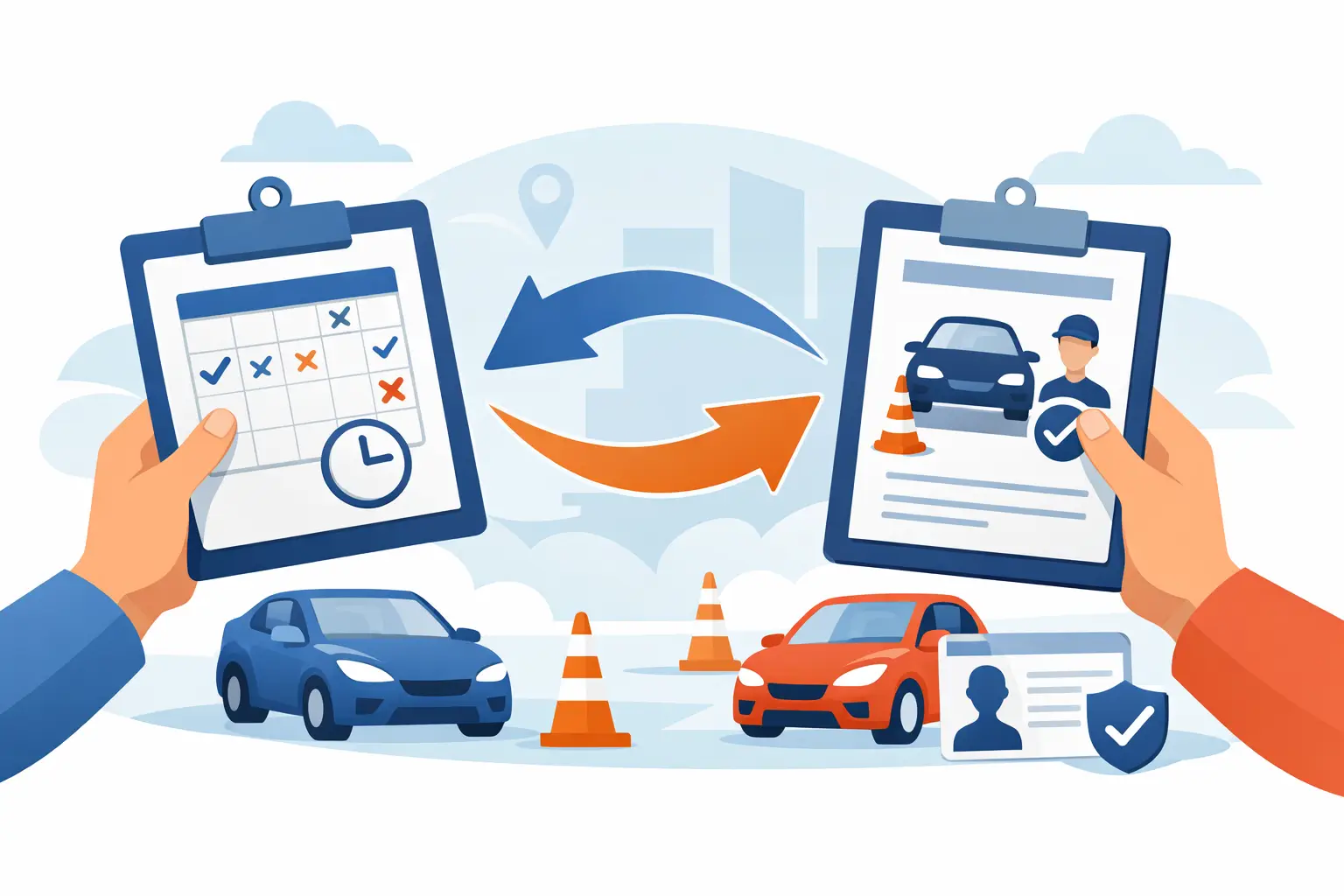 How to Exchange Driving Test Bookings Safely