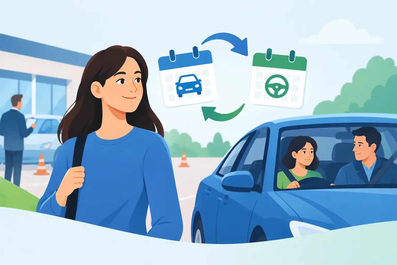 Swap Driving Test to Suit Lessons Without Cancelling