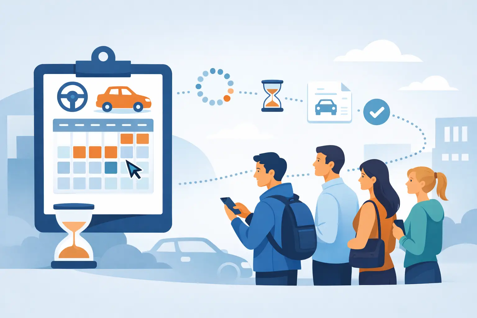 DVSA Queues When Changing Your Test Date