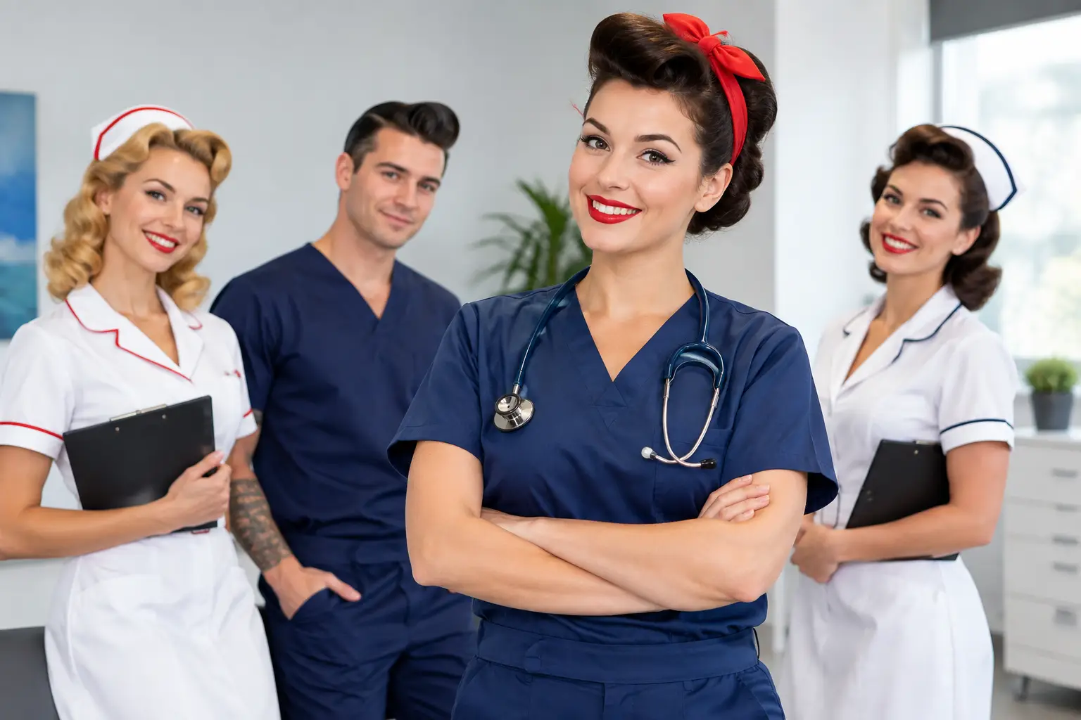 A Clinic Uniform Transformation Example That Builds Trust