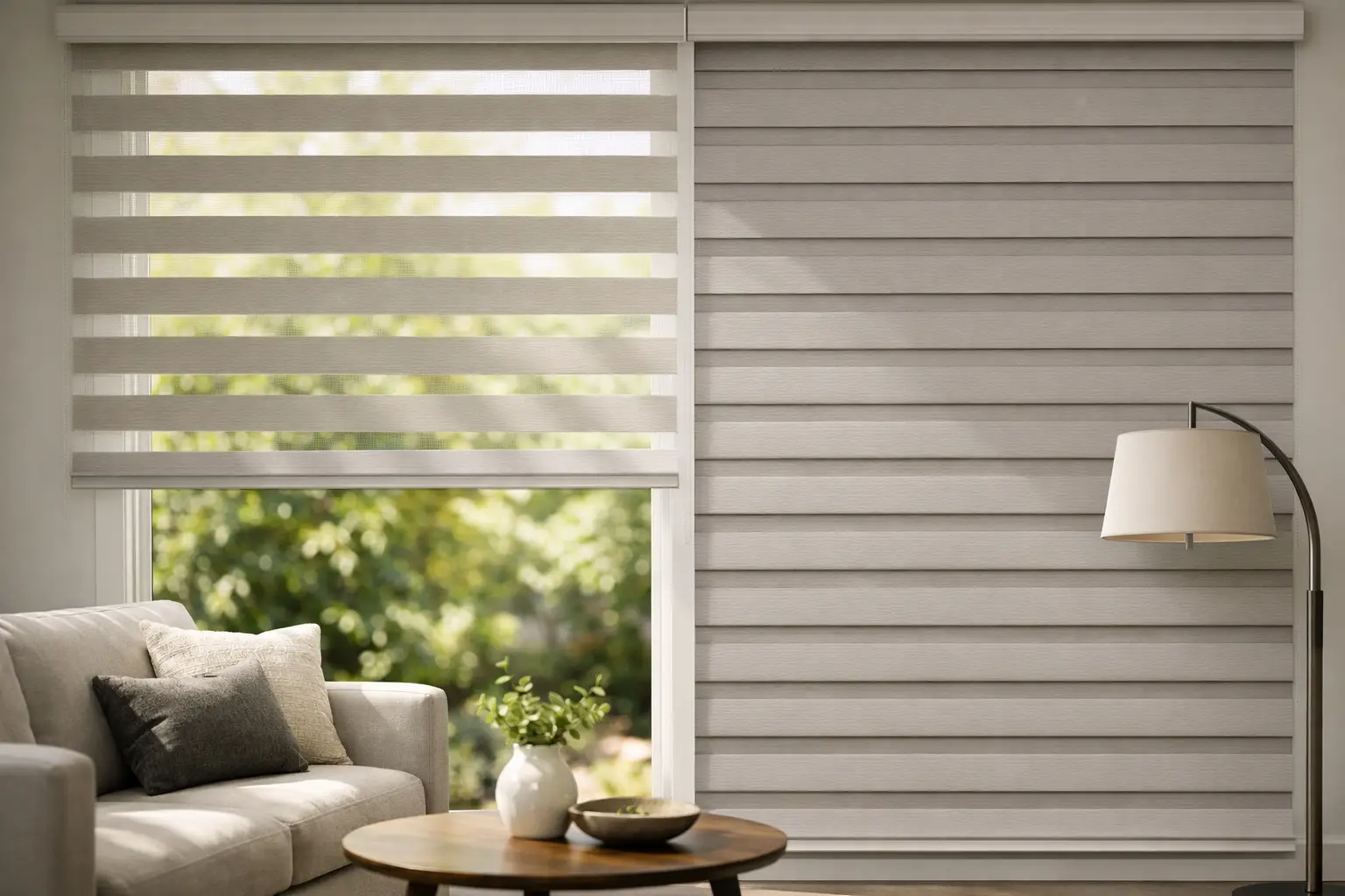 Zebra Blinds for Flexible Light and Privacy