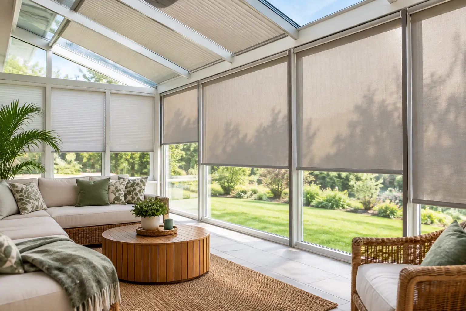 Sunroom Shading Options Guide for Cooler Rooms