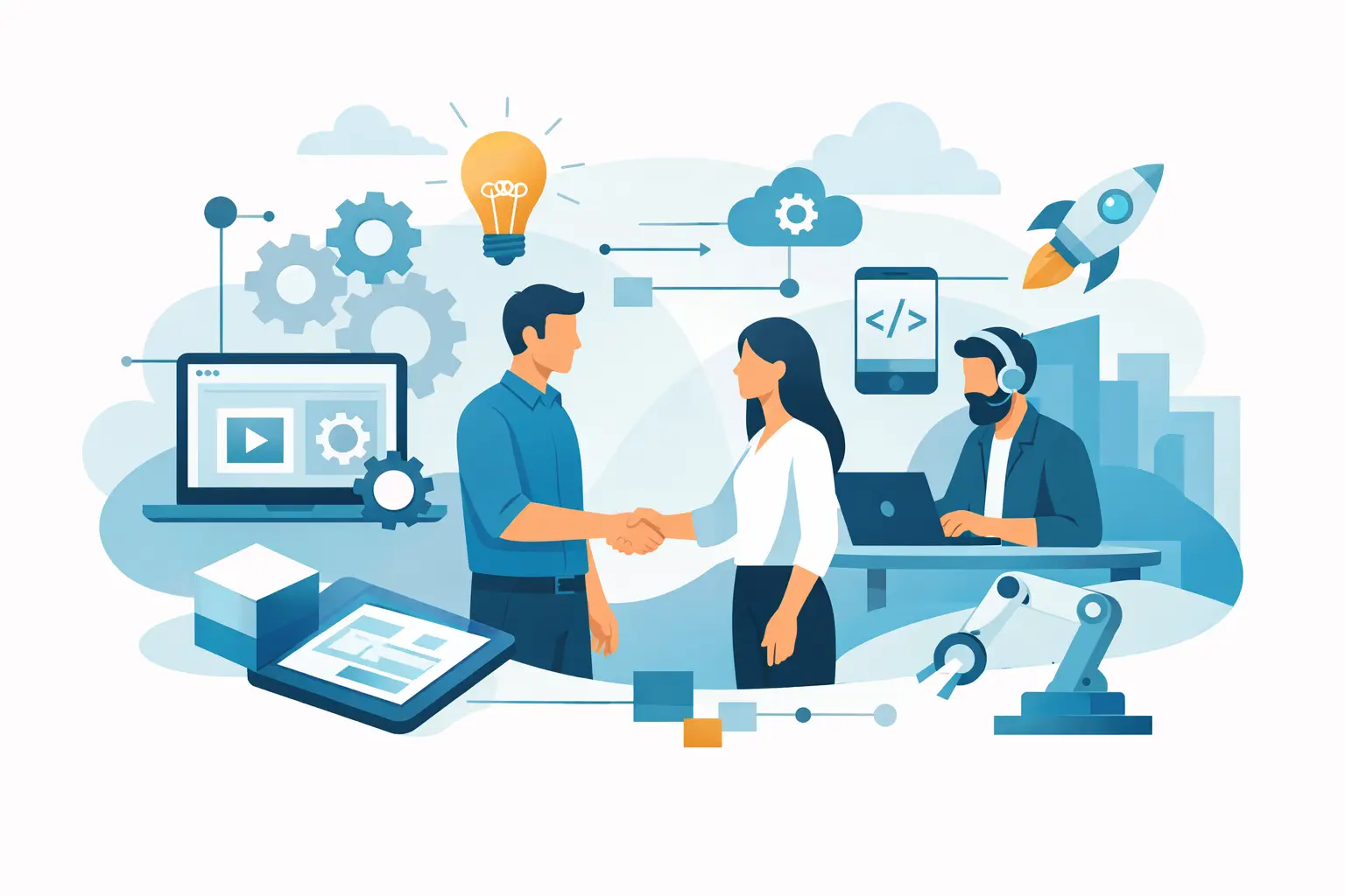 Technologiepartner für digitale Produkte wählen