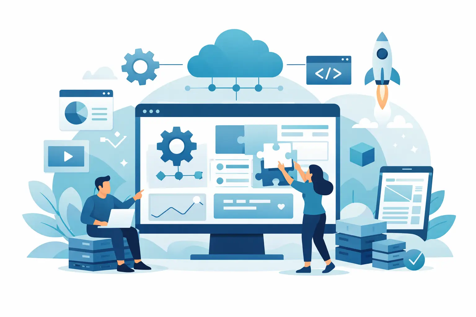 SaaS-Plattform entwickeln lassen mit System