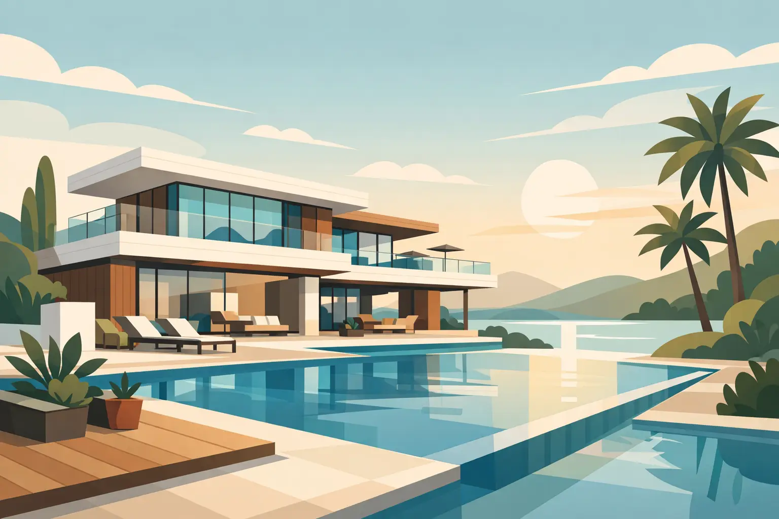 Arquitectura residencial de lujo bien entendida