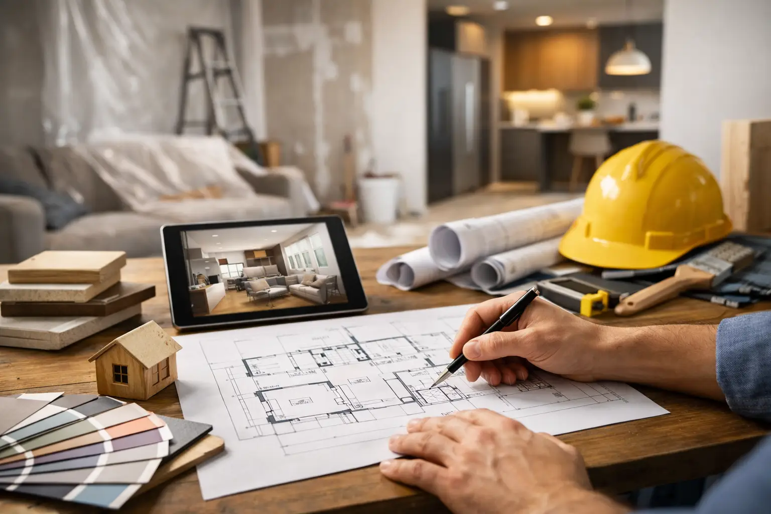 Cómo planear una remodelación residencial integral