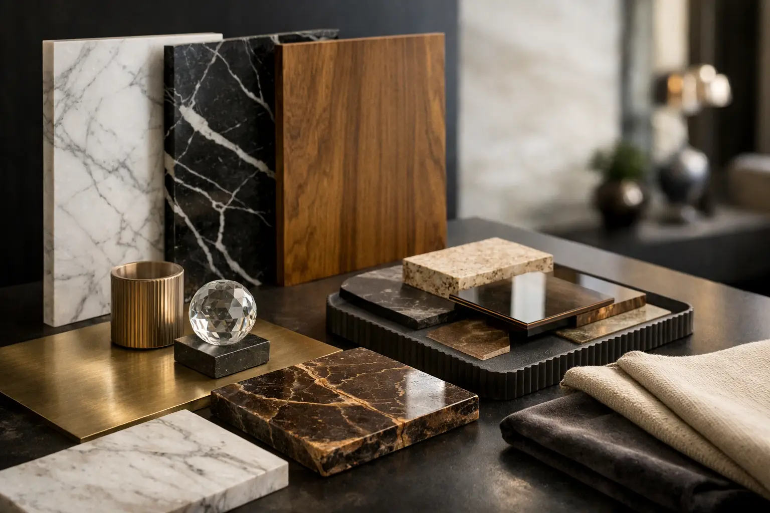 Materiales para interiores de lujo con carácter
