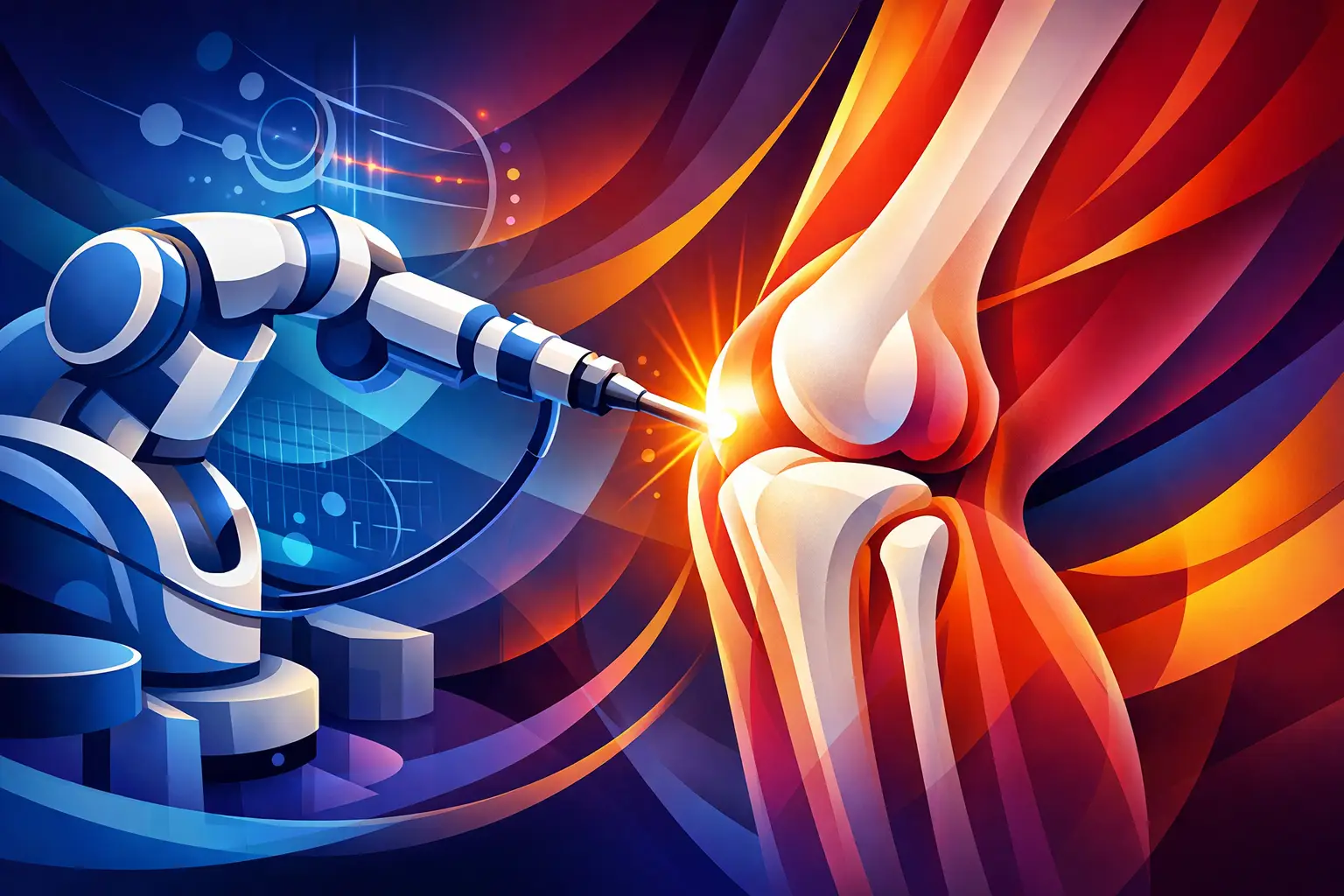 Ghid de chirurgie robotică ROSA Knee la genunchi