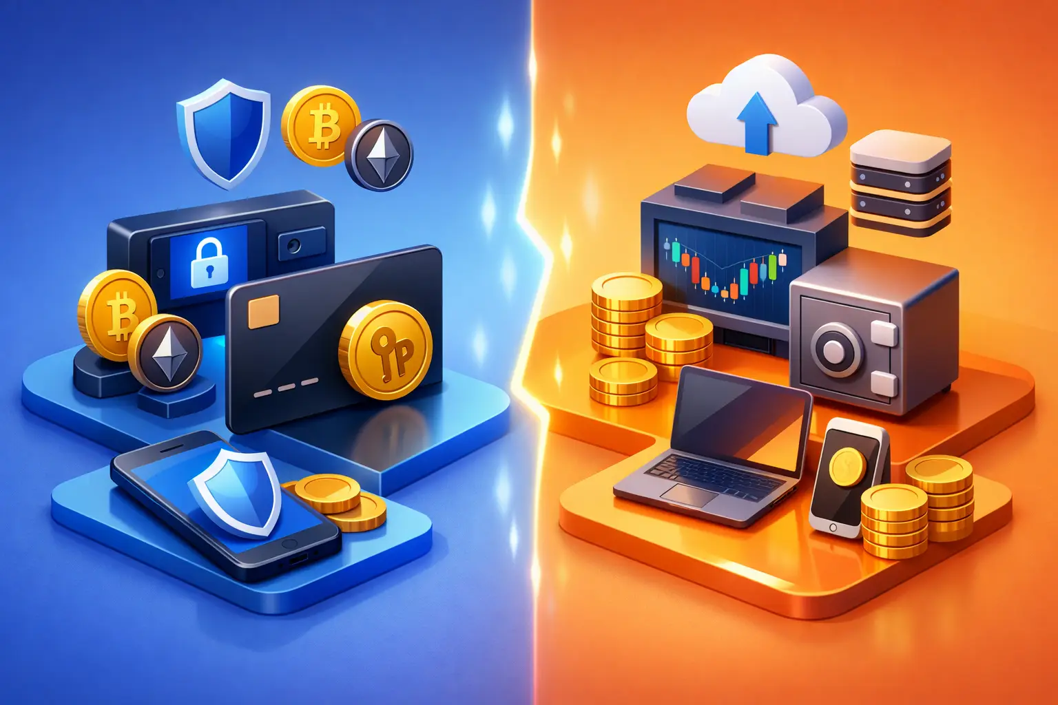 Self Custody Card vs Exchange Account Compared