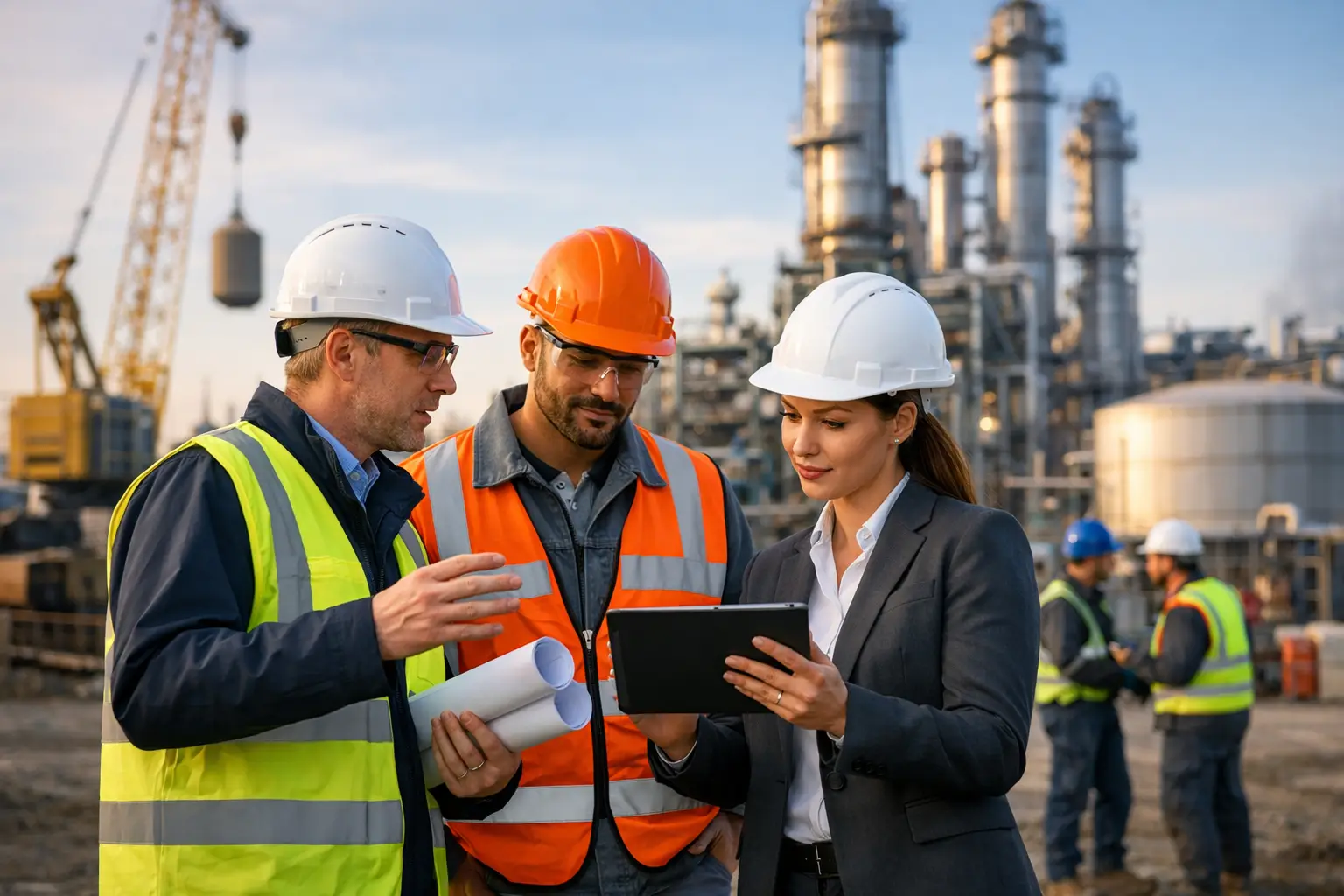 How Industrial Construction Contractors Reduce Risk