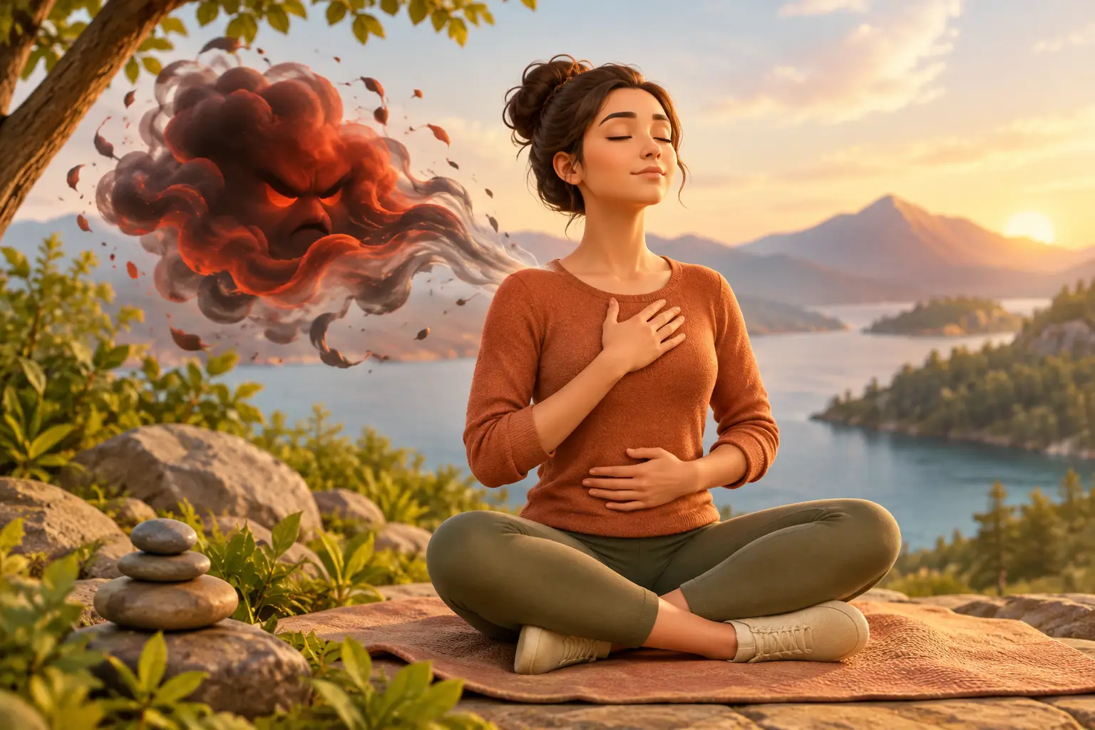 How to Release Anger Through Breathing Safely