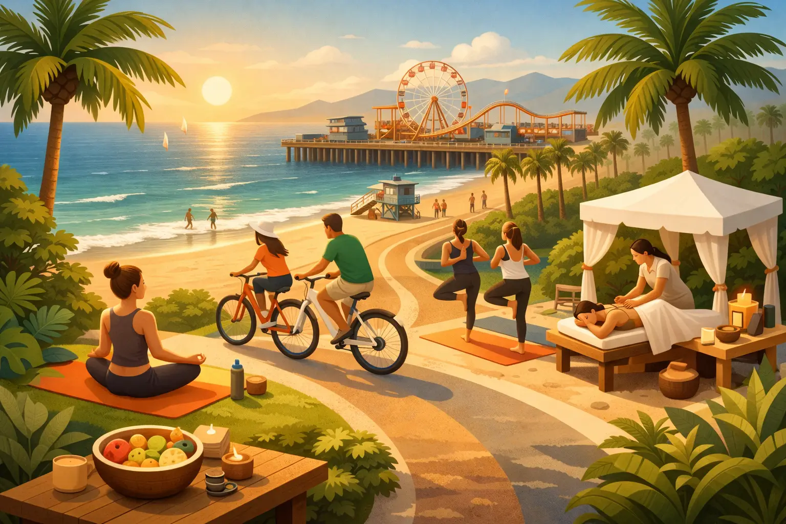 Sunday Wellness Activities in Santa Monica