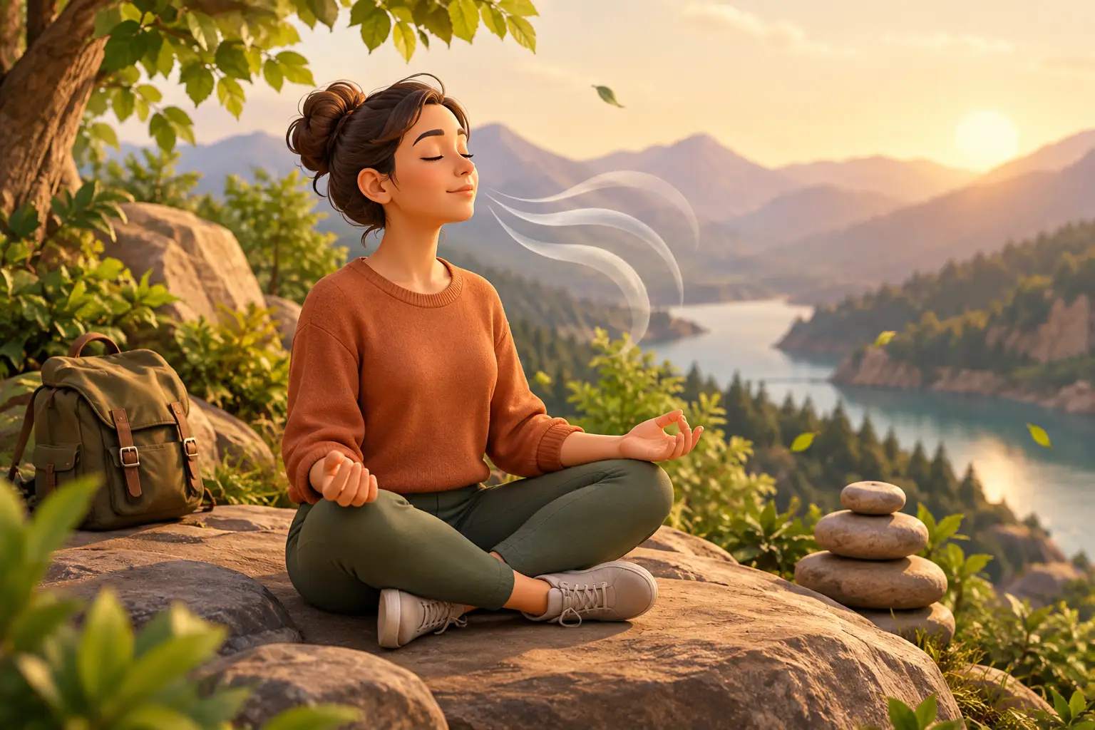 Reset Overwhelm With Slow Exhalations