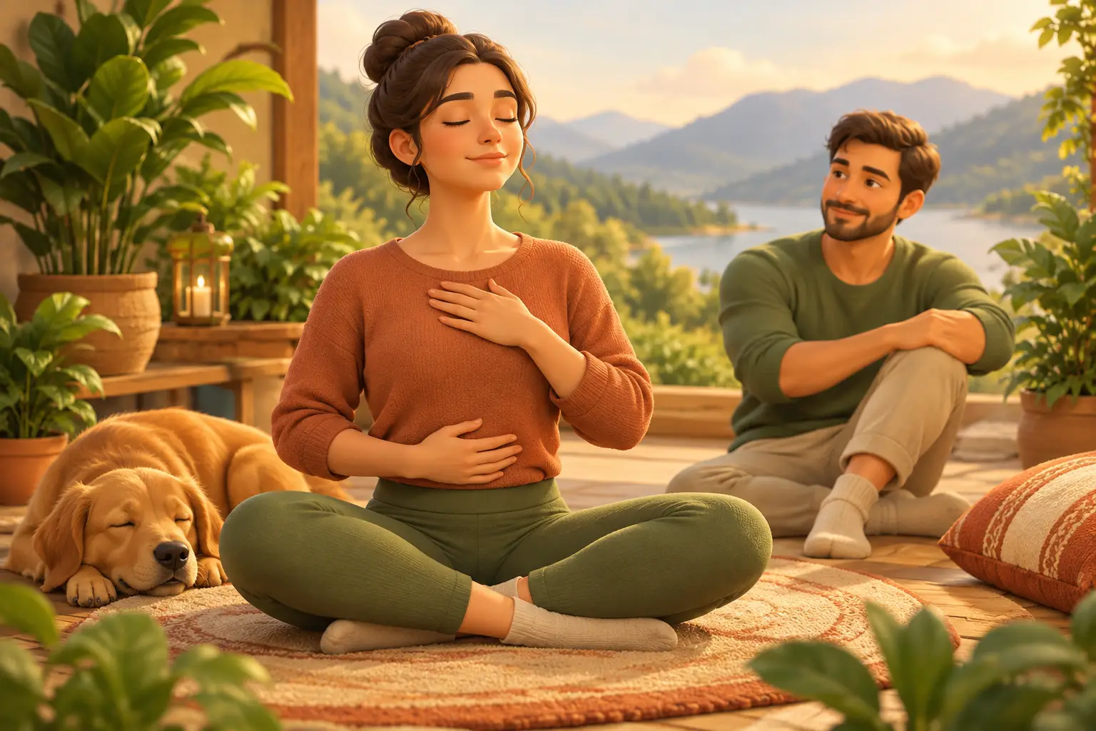 Diaphragmatic Breathing for Calm and Connection