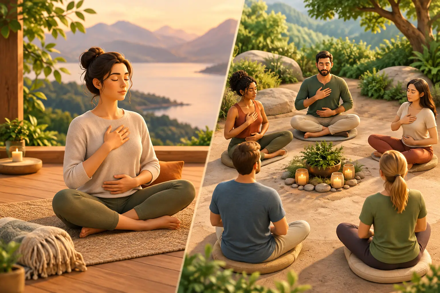 Private Versus Group Formats for Your Breath Journey