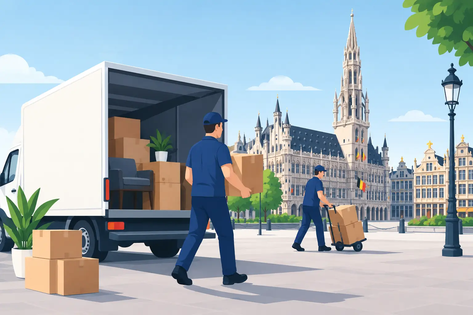 Déménagement urgent jour même à Bruxelles