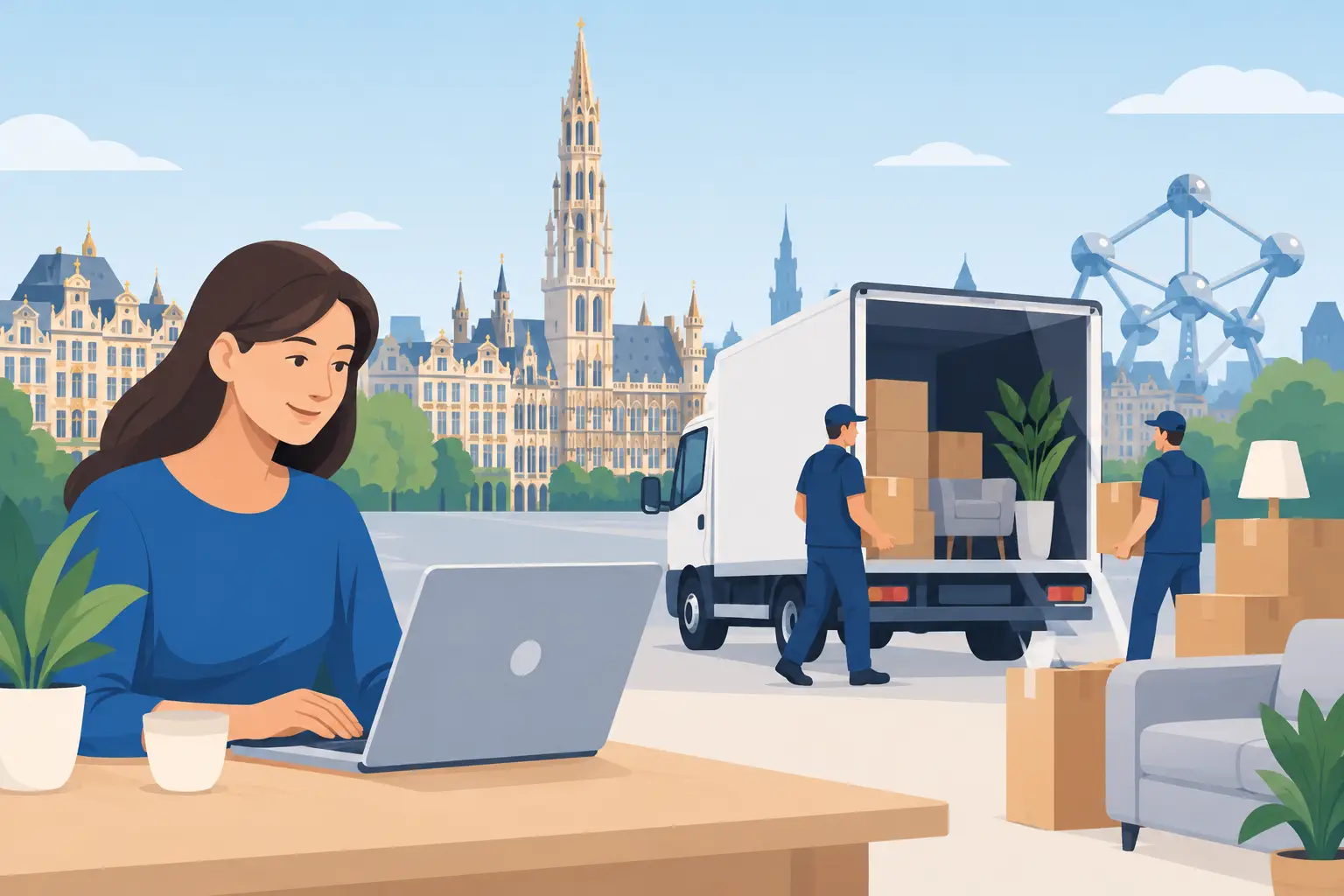 Gratis verhuisofferte in Brussel aanvragen