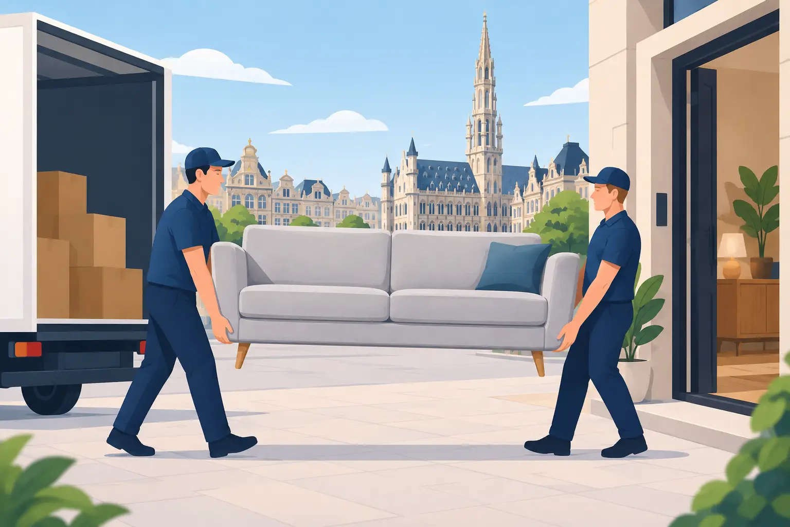 Livraison canapé Bruxelles sans mauvaise surprise