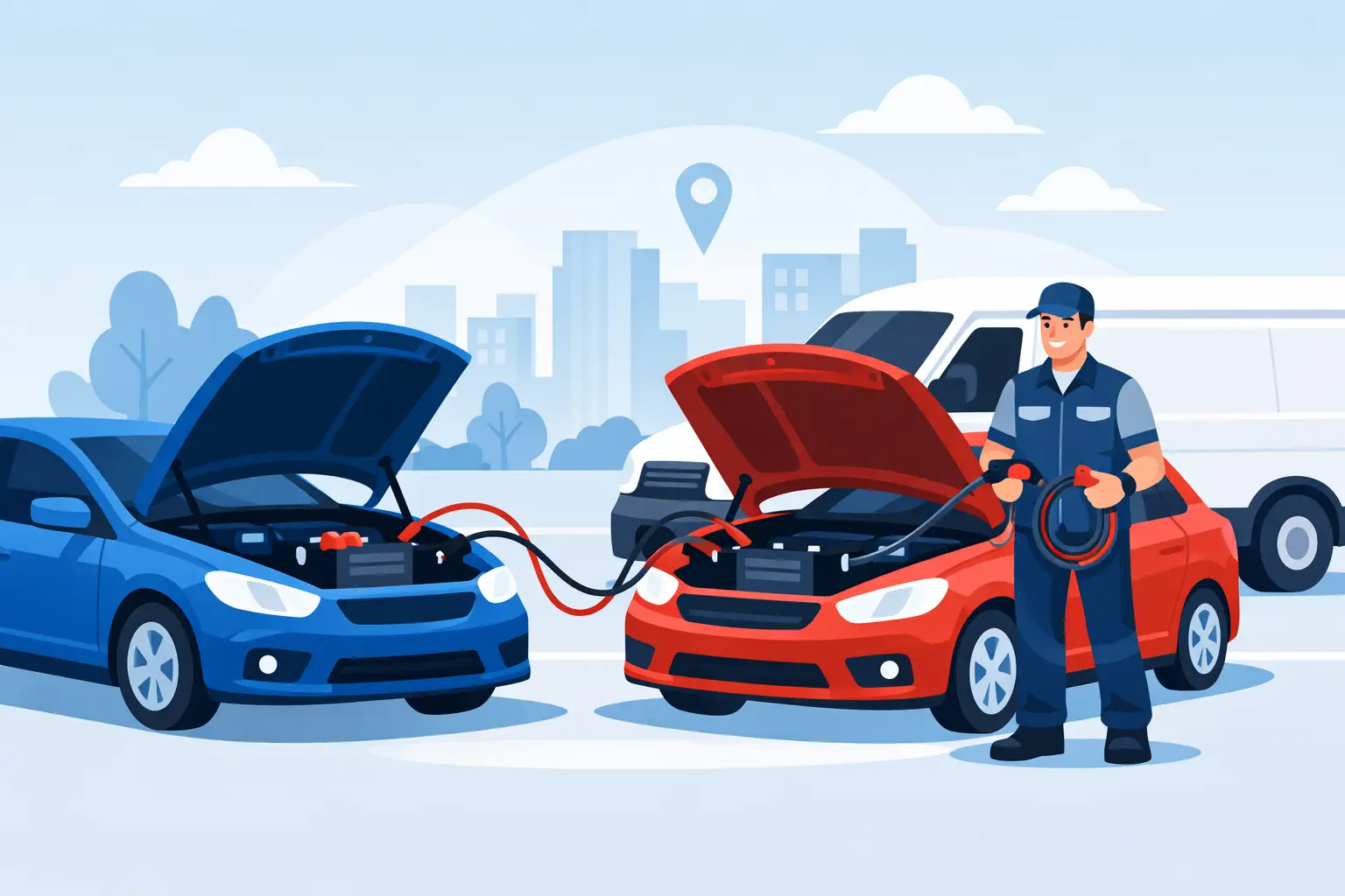 Car Battery Jump Start Service Near You