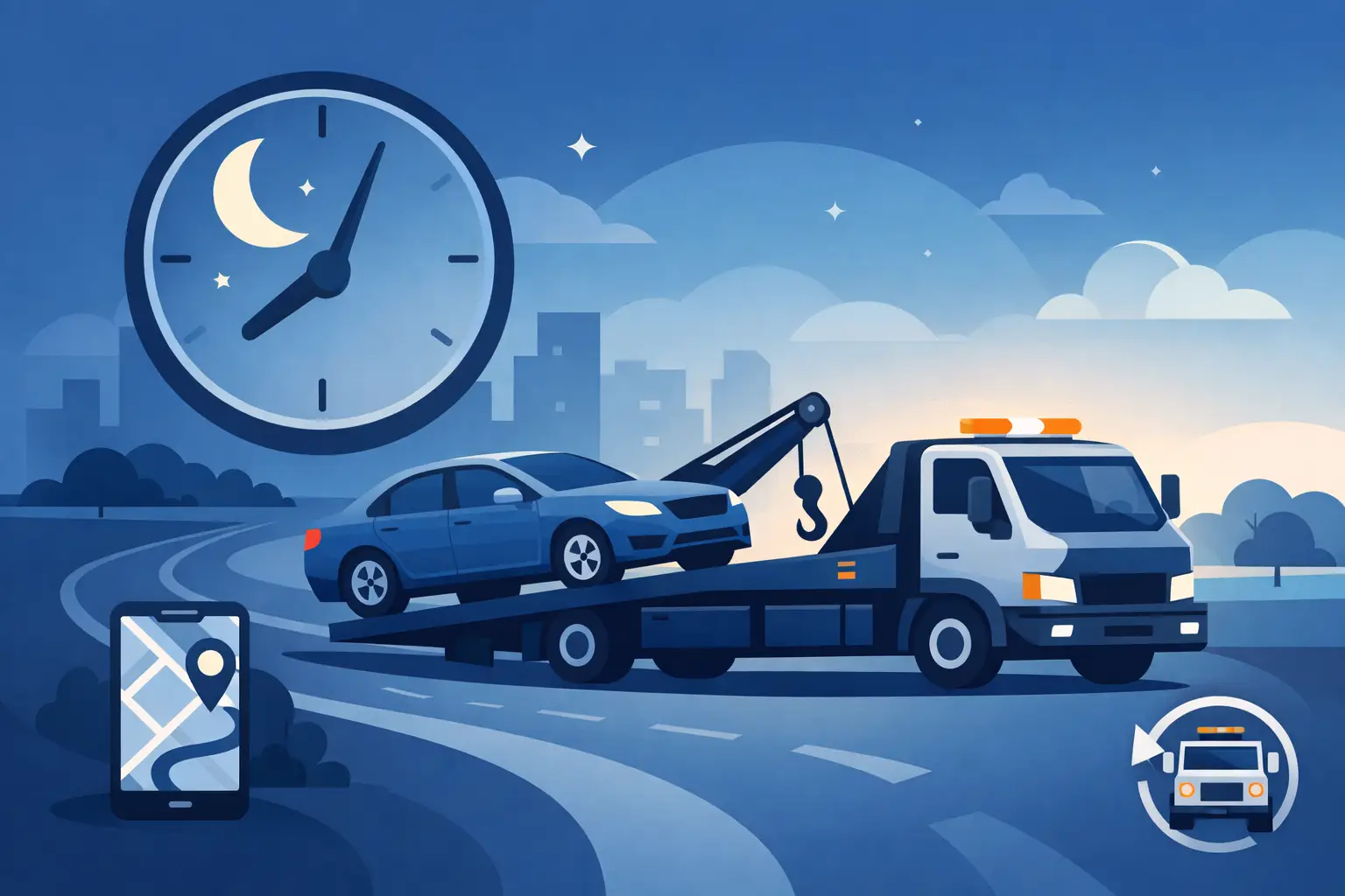 24 Hour Towing Service When You Need It