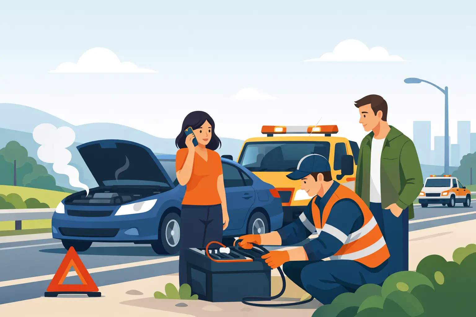 Local Roadside Help for Stranded Drivers Now