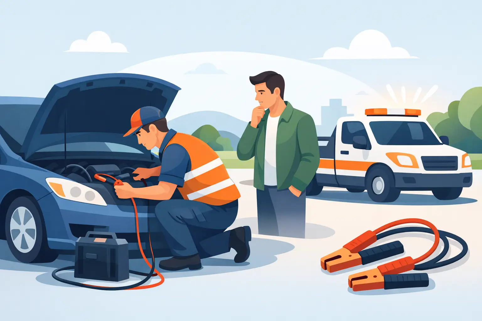 Roadside Assistance for Dead Battery Help