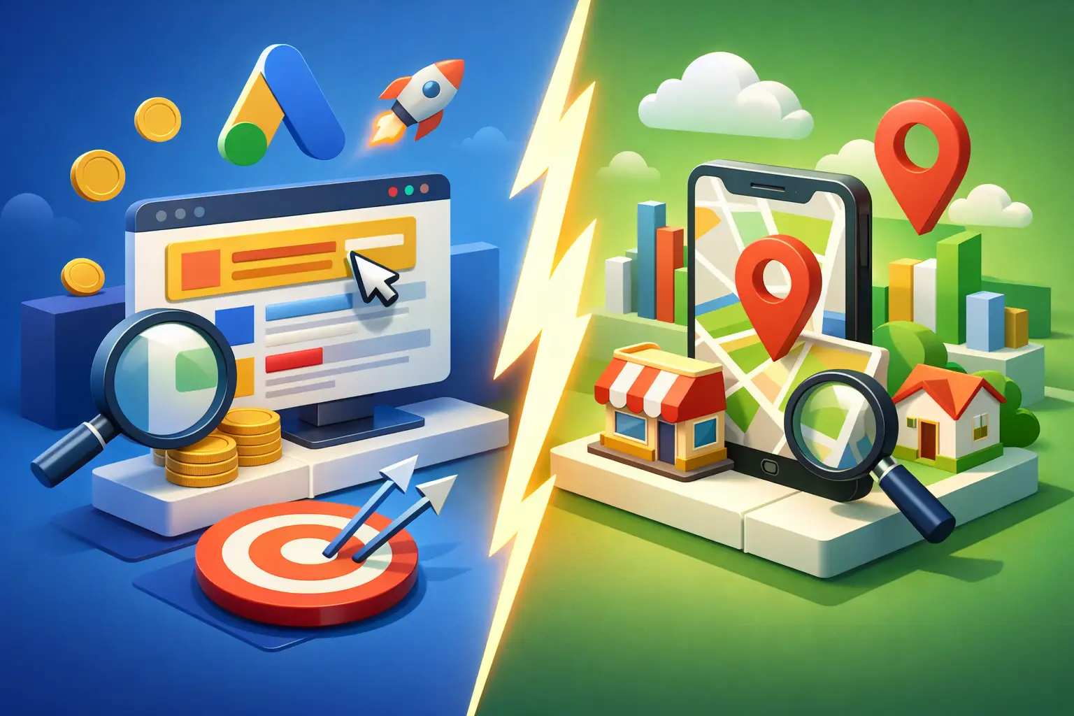 Google Ads Versus Local SEO: Which Wins?