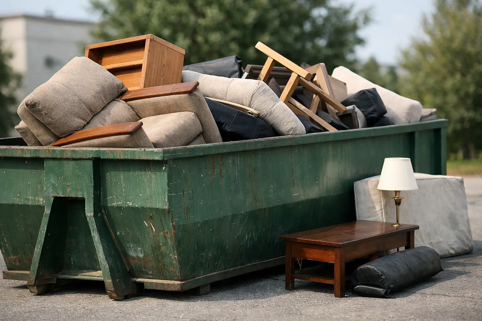 Can You Put Furniture in a Dumpster? Read This First