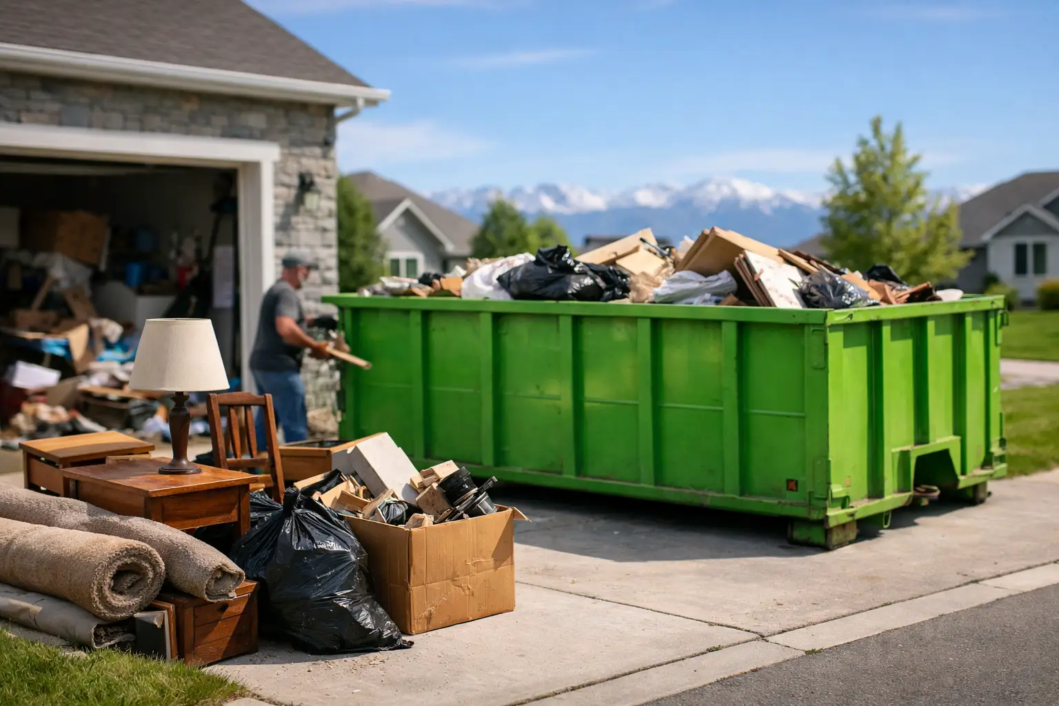 Aurora Home Cleanup Dumpster: What to Rent