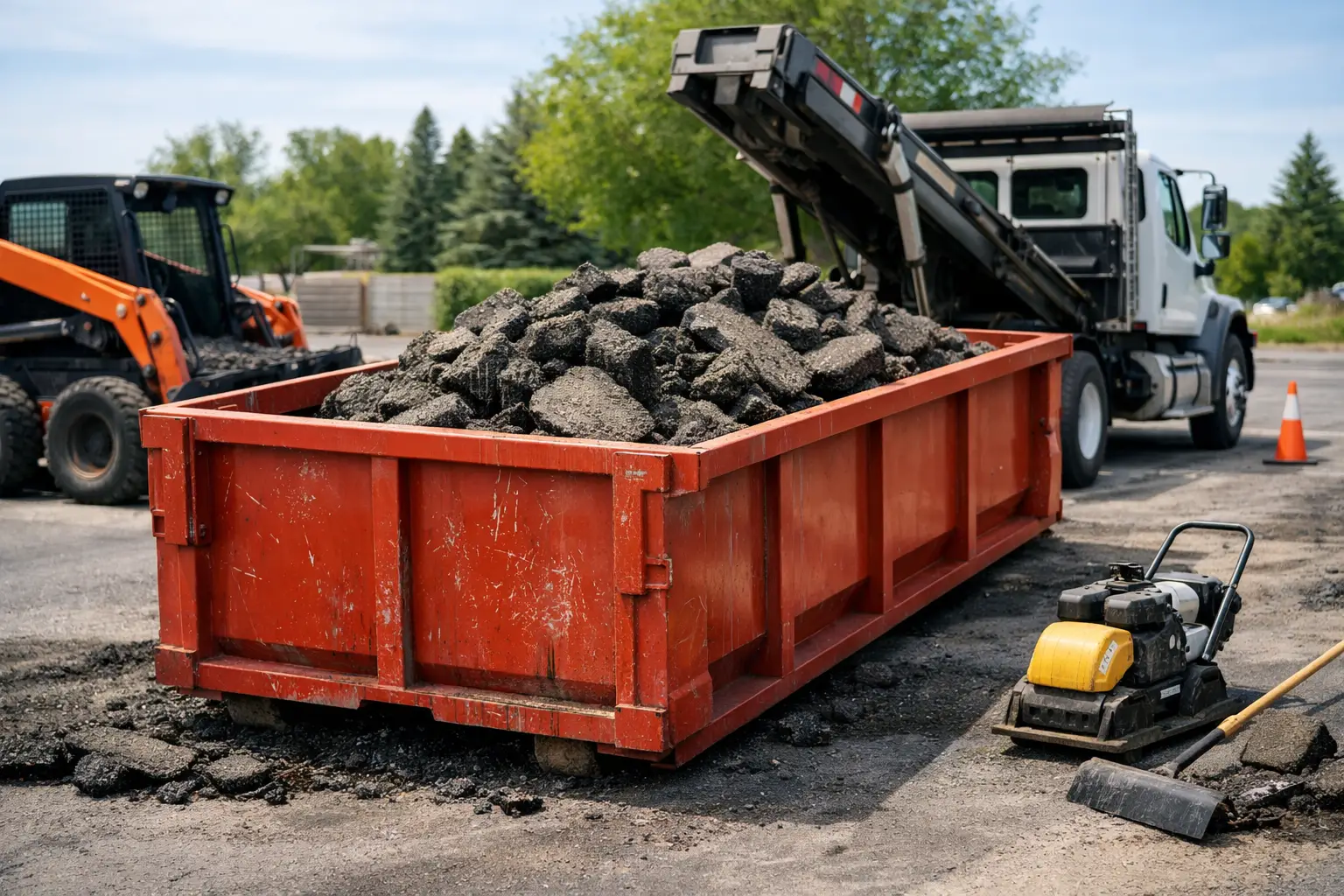 Asphalt Disposal Bin Rental Done Right