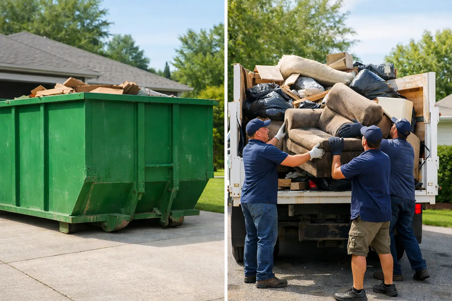 Dumpster Rental Versus Junk Removal