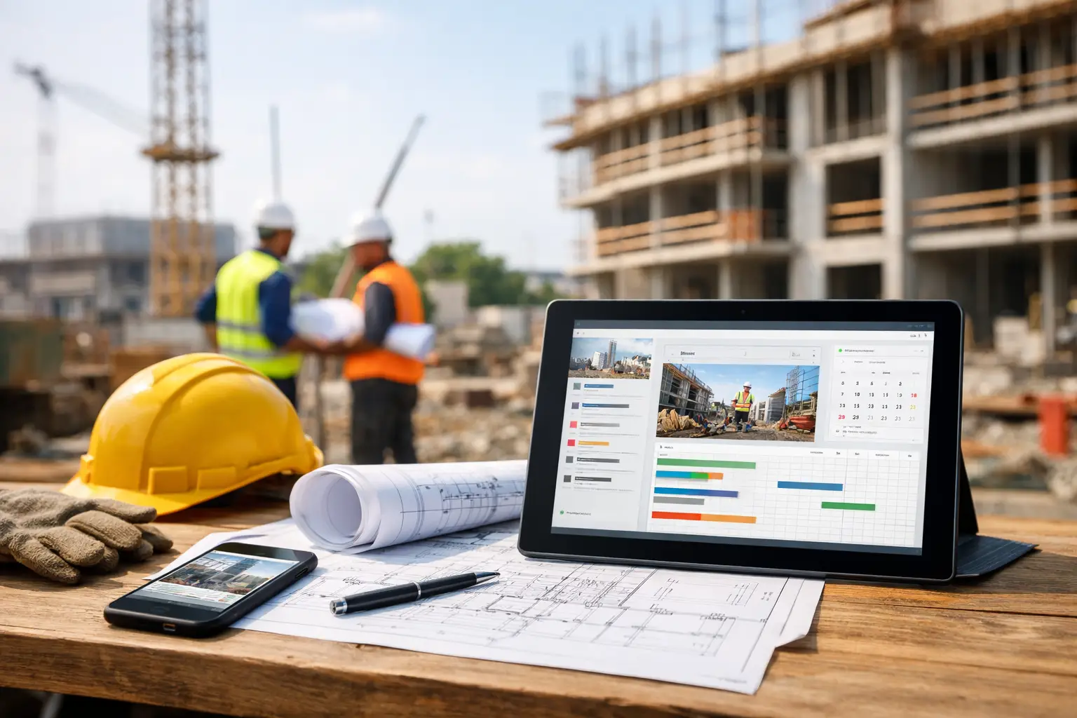 Software per gestione commesse edilizia in cantiere