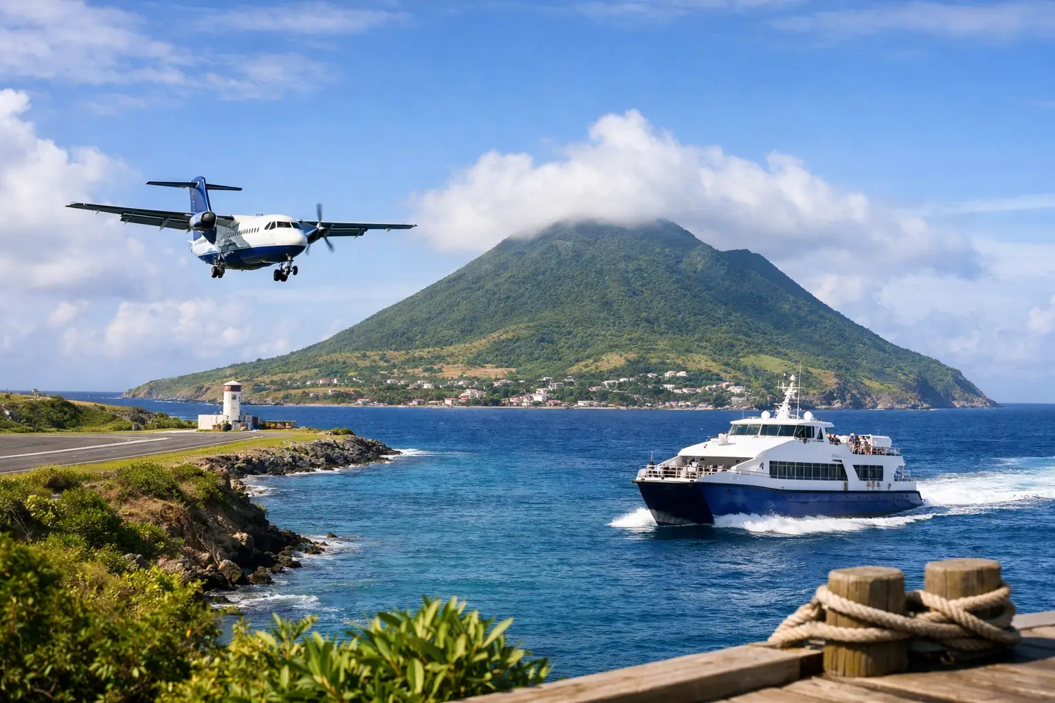 How to Reach Statia: Flights, Ferries, and Tips